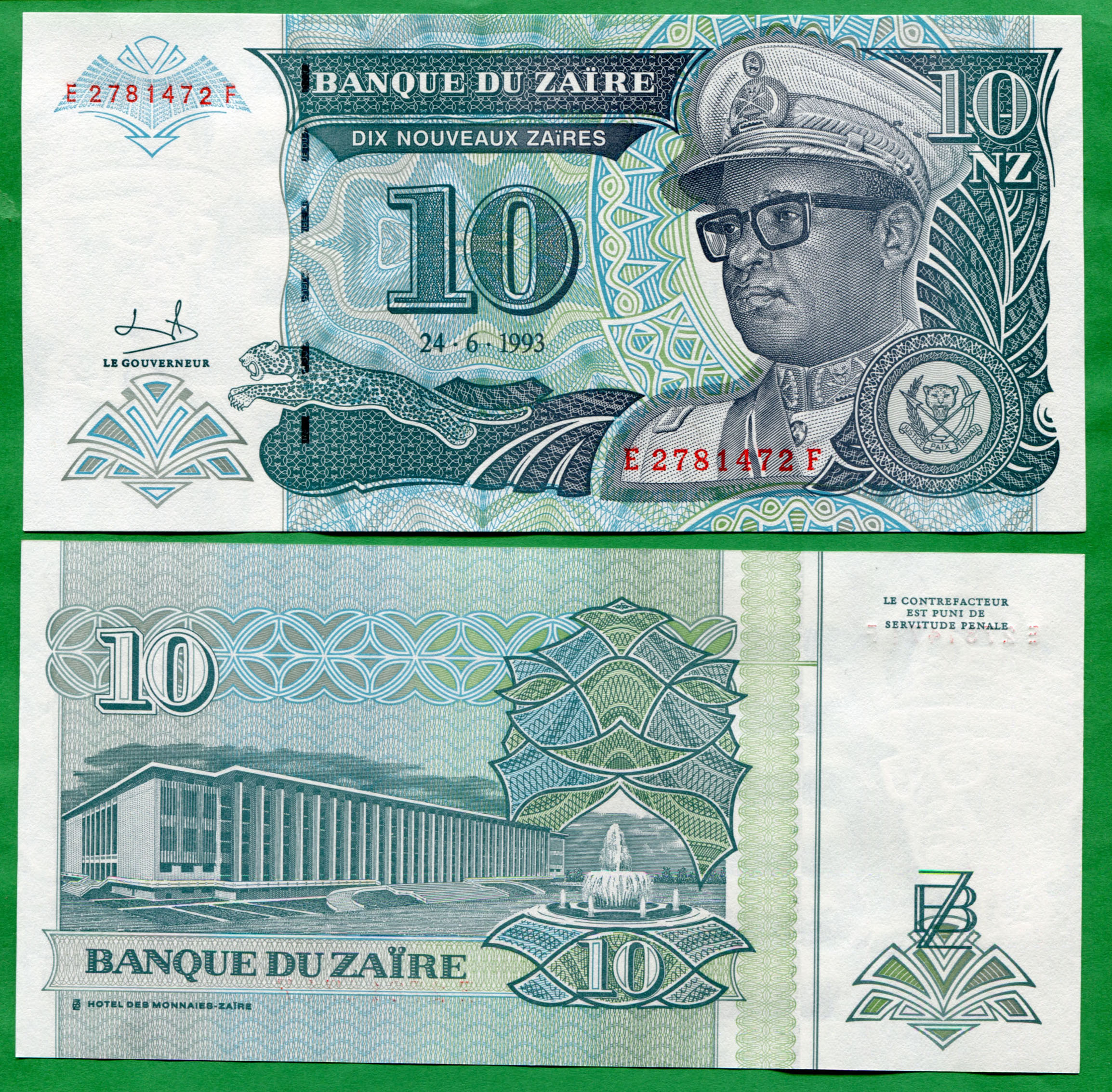 10 nuevos zaires